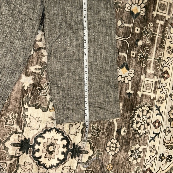 Rachel Comey linen blend Black and White Herringbone Fabric - Picture 5 of 5